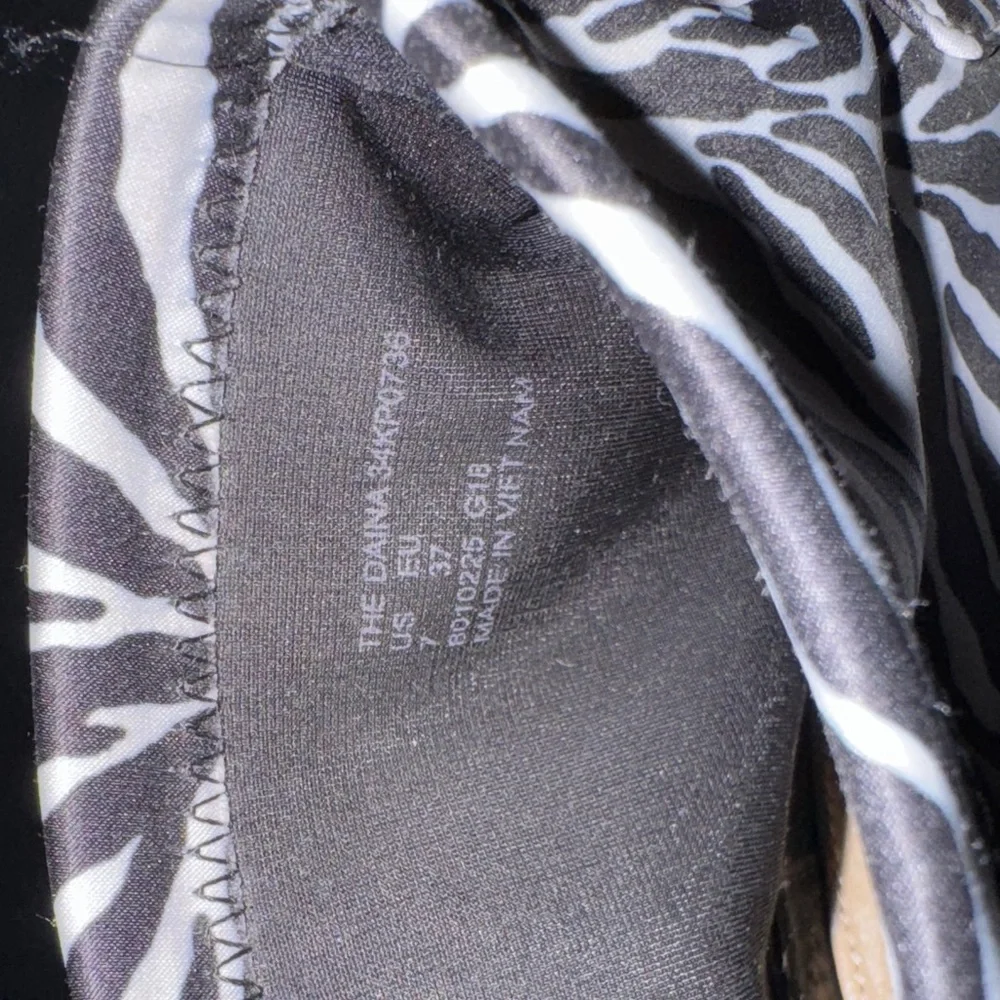 Katy Perry Collections Black and White Zebra Ankle Boots - Picture 5 of 5
